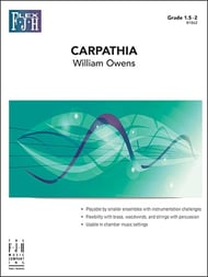 Carpathia Concert Band sheet music cover Thumbnail